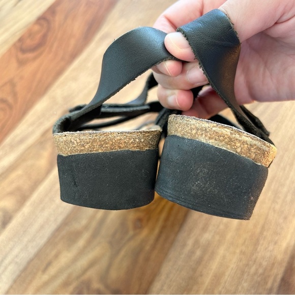 NAOT Kayla sandals leather with cork footbed - Picture 6 of 8